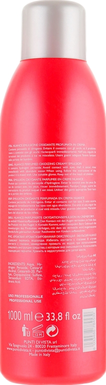 Окислительная эмульсия 2.1% - Punti di Vista Nuance Oxidizing Cream-Emulsion vol.7 — фото N2