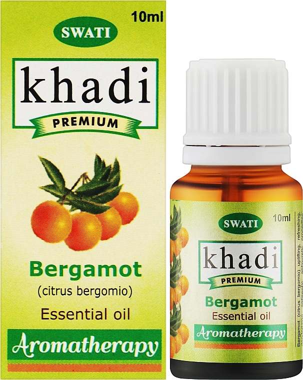 Ефірна олія "Бергамот" - Khadi Swati Premium Essential Oil — фото N2