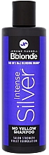 Відтінковий шампунь для світлого, сивого і знебарвленого волосся - Jerome Russell Bblonde Intense Silver No Yellow Shampoo — фото N1