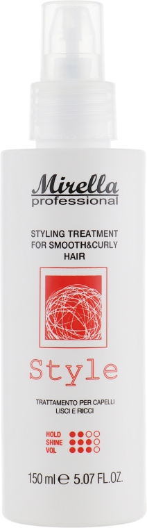 Засіб для укладання прямого та в'юнкого волосся - Mirella Professional Style Styling Treatment — фото N2