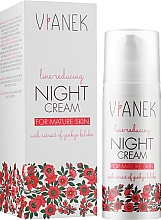 Антивіковий нічний крем для обличчя - Vianek Anti-age Night Face Cream — фото N2