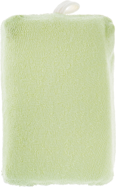 Мочалка для душа, 7992, салатовая - SPL Soft Shower Sponge — фото N1