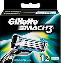 Духи, Парфюмерия, косметика Сменные кассеты для бритья, 12 шт. - Gillette Mach3