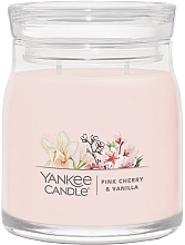 Духи, Парфюмерия, косметика Ароматическая свеча в банке «Розовая вишня и ваниль», 2 фитиля - Yankee Candle Pink Cherry & Vanilla