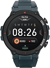 Смарт-часы для мужчин, зеленые - Garett Smartwatch GRS — фото N1