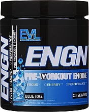 Пищевая добавка "До тренировки", ягоды - EVLution Nutrition ENGN Pre-Workout Blue Raz — фото N1