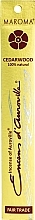 Духи, Парфюмерия, косметика Ароматические палочки "Кедровая древесина" - Maroma Encens d'Auroville Stick Incense Cedarwood