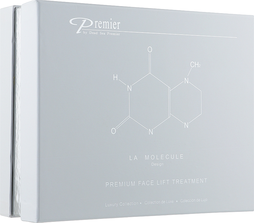 Премиум набор безхирургическая подтяжка лица "Молекула" - Premier Premium Non Surgical Face Lift Treatment ''La Molecule'' (mask/12 + serum/4х50ml + cr/gel/60ml) — фото N1