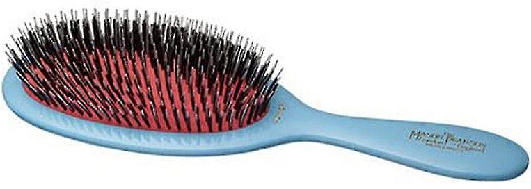 Щетка для волос, голубая - Mason Pearson Junior Bristle & Nylon Hairbrush BN2 Blue — фото N1