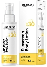 Солнцезащитный лосьон для тела SPF30 - Joko Blend — фото N1
