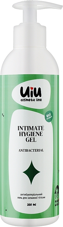 Мило рідке для інтимної гігієни "Антибактеріальне" - Uiu Intimate Hygiene Gel  — фото N1
