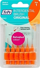 Набор межзубных ершиков "Original", 0.45 мм, оранжевые - TePe Interdental Brush Original Size 1 — фото N1