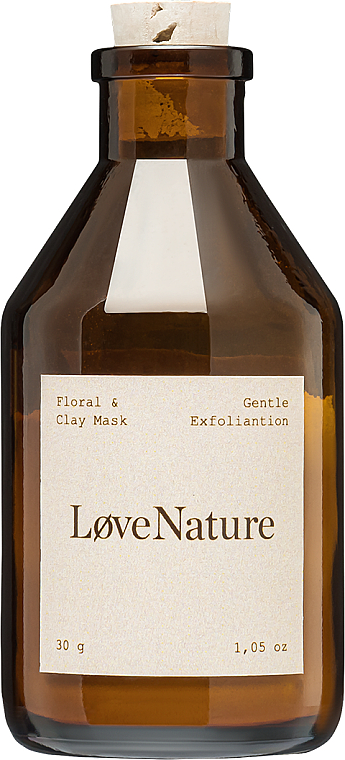 Очищающая цветочная маска - Love Nature Floral And Clay Mask