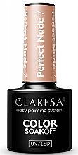 Парфумерія, косметика Гель-лак для нігтів - Claresa Perfect Nude Color Soak Off UV/LED