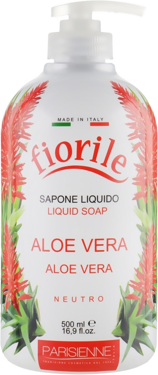 Жидкое мыло "Алоэ Вера" - Parisienne Italia Fiorile Aloe Vera Liquid Soap — фото N1