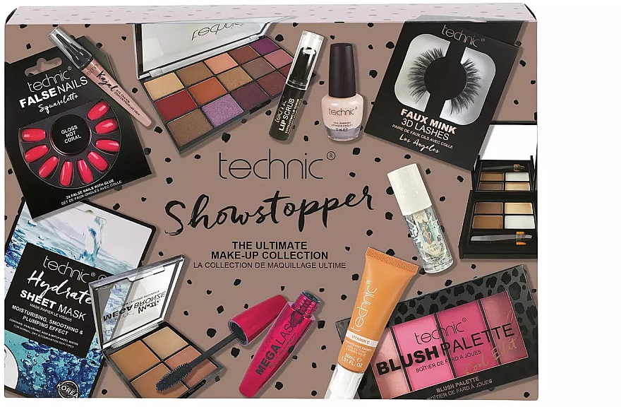 Набор, 12 продуктов - Technic Cosmetics Showstopper Box — фото N1