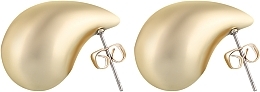 Серьги в форме "Золотая Капля", 14*25 мм - Frau Schein — фото N1