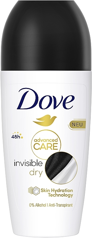 Антиперспирант шариковый "Невидимый" - Dove Advanced Care Invisible Dry
