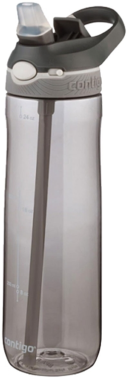 Бутылка для воды, 720 мл - Contigo Water Bottle Ashland Smoke Grey — фото N1
