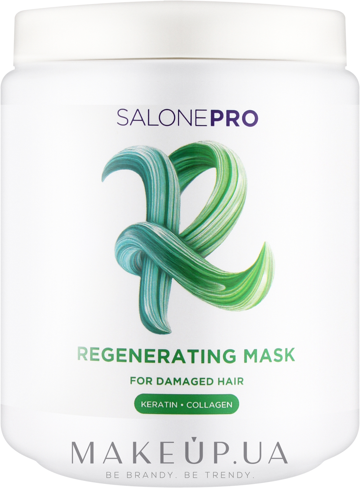 Восстанавливающая маска для поврежденных волос - Unic Salone Pro Regenerating Mask — фото 1000ml