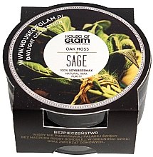 Духи, Парфюмерия, косметика Ароматическая свеча - House of Glam Oak Moss Sage Candle (мини)