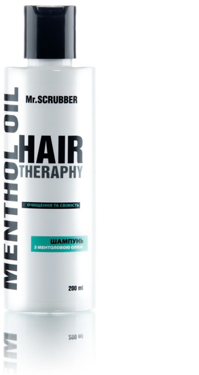 Шампунь "Очищення та свіжість" - Mr.Scrubber Hair Theraphy Menthol Oil — фото N1