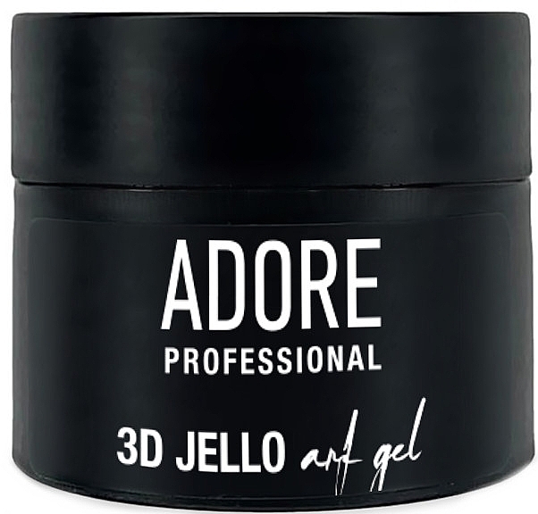 Гель для дизайну нігтів текстурний - Adore Professional 3d Jello Art Gel — фото N1