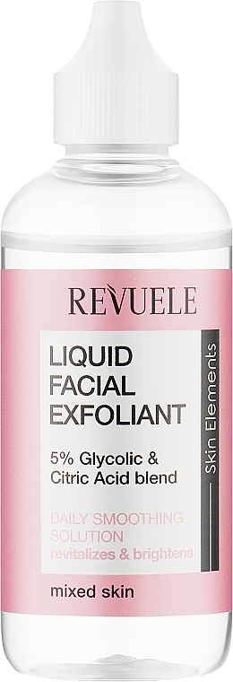 Жидкий эксфолиант для лица - Revuele Liquid Facial Exfoliant 5% Glycolic + Citric Acid Blend