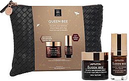 Парфумерія, косметика Антивіковий набір для обличчя - Apivita Set Queen Bee Holistic Age Defense (f/cr/50ml + eye/cr/15ml)