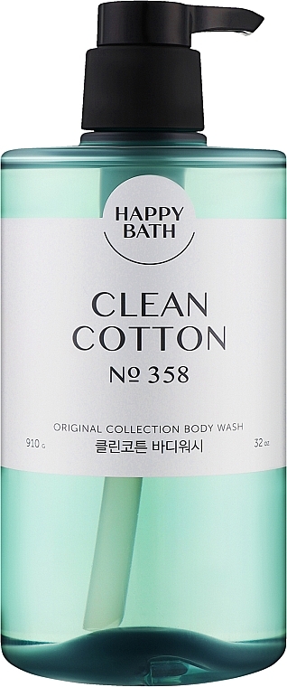 Парфумований гель для душу - Happy Bath Original Collection Clean Cotton Body Wash — фото N1