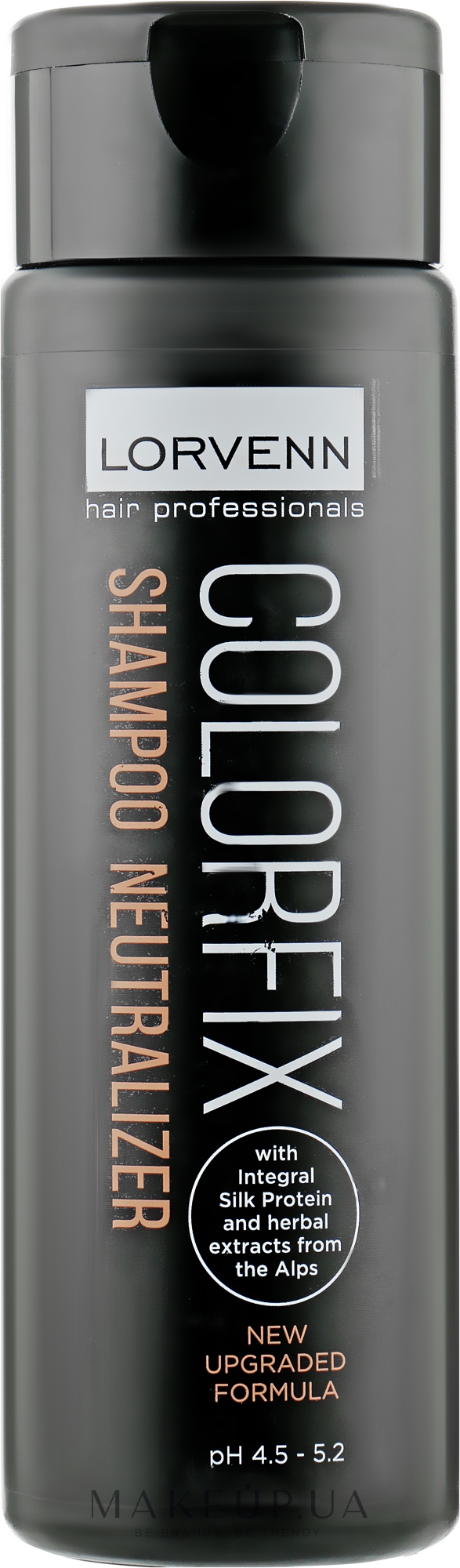 Нейтралізувальний шампунь після фарбування волосся - Lorvenn Colorfix Shampoo Neutralizer — фото 200ml