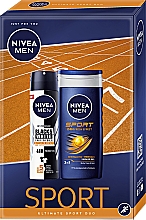 Духи, Парфюмерия, косметика Набор - NIVEA MEN Sport (deo/150ml + sh/gel/250ml)