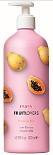 Молочко для душу "Папая" - Pupa Friut Lovers Papaya Shower Milk (помпа) — фото N1
