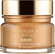 Парфумерія, косметика Крем для обличчя "Омолоджувальний" - 3W Clinic Collagen & Luxury Gold Revitalizing Comfort 24k Gold Cream