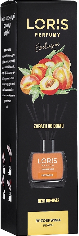 Аромадифузор "Персик" - Loris Parfum Peach Reed Diffuser — фото N1