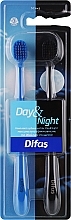 Набор зубных щеток, синяя + черная - Difas Day&Night — фото N1