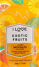 Соль для ванны "Экзотические фрукты" - I Love Exotic Fruits Bath Salt — фото N2