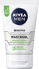 Чоловічий гель для вмивання для чутливої шкіри - NIVEA MAN Sensitive — фото N1