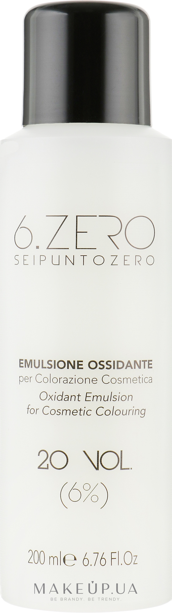 Окиснювальна емульсія - Seipuntozero Scented Oxidant Emulsion 20 Volumes 6% — фото 200ml