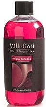 Наповнення для аромадифузора "Яблуко та кориця" - Millefiori Milano Natural Apple & Cinnamon Diffuser Refill — фото N2