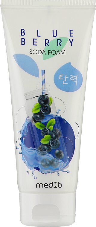 Пенка с содой для умывания лица с экстрактом черники - MED B Blueberry Soda Foam