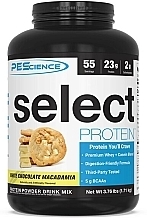 Пищевая добавка протеиновая, белый шоколад с макадамией - PEScience Select White Chocolate Macadamia — фото N2