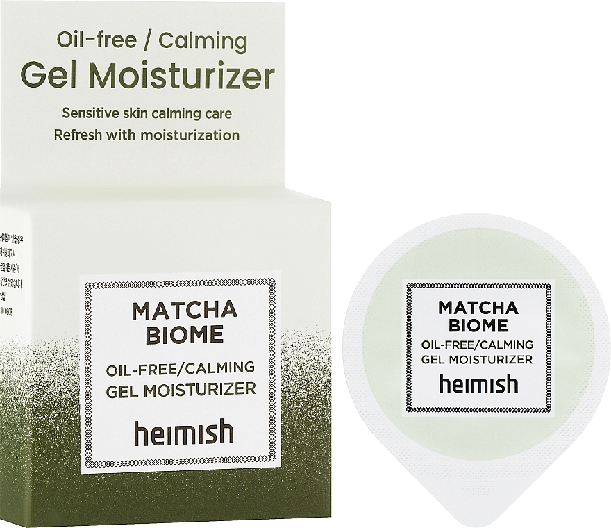 Гель для лица - Heimish Matcha Biome Oil-Free Calming Gel (мини) — фото N2