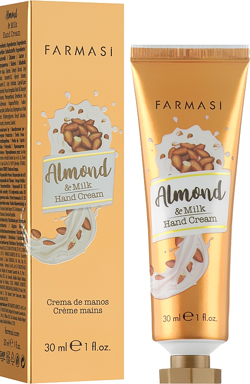 Крем для рук "Миндаль с молоком" - Farmasi Almond & Milk Hand Cream — фото N2