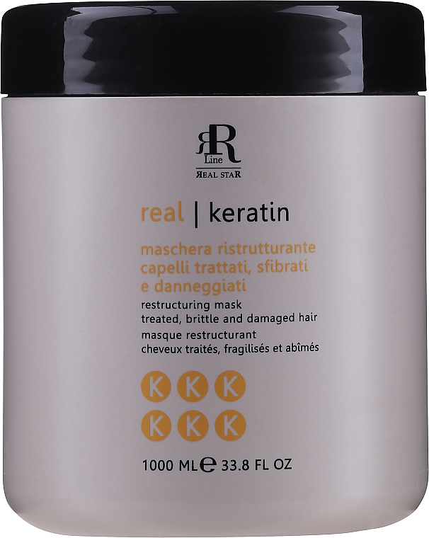 Маска для реконструкции волос - RR Line Keratin Star — фото N1