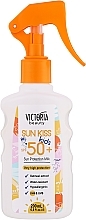 Духи, Парфюмерия, косметика Детский солнцезащитный спрей для тела - Victoria Beauty Sun Kiss Kids Sun Protective Milk SPF50