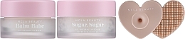 Набор - NCLA Beauty Coconut Vanilla Lip Care Set (l/balm/10 ml + l/scrub/15 ml + scrubber) — фото N2