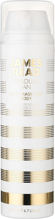 Нічна маска для тіла "Догляд і засмага" - James Read Gradual Tan Sleep Mask Tan Body — фото N1