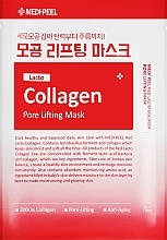 Тканевая маска с лифтинг-эффектом - MEDIPEEL Red Lacto Collagen Pore Lifting Mask — фото N3