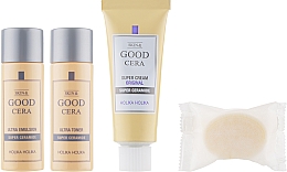 Набор - Holika Holika Skin & Good Cera Travel Kit ( soap/50g + toner/30ml + emul/30ml + cream/20ml) — фото N2